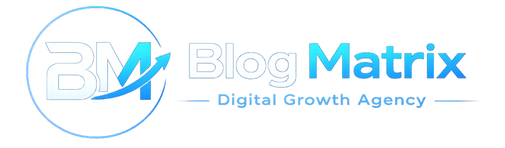 Blog Matrix online marketing graphic